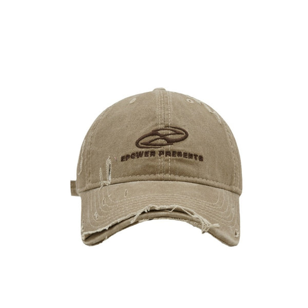 Gorra de béisbol denim desgastada y rasgada estilo urbano - The Noble Style