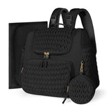 Mochila de pañales multifuncional: Nueva mochila de pañales acolchada y multifuncional