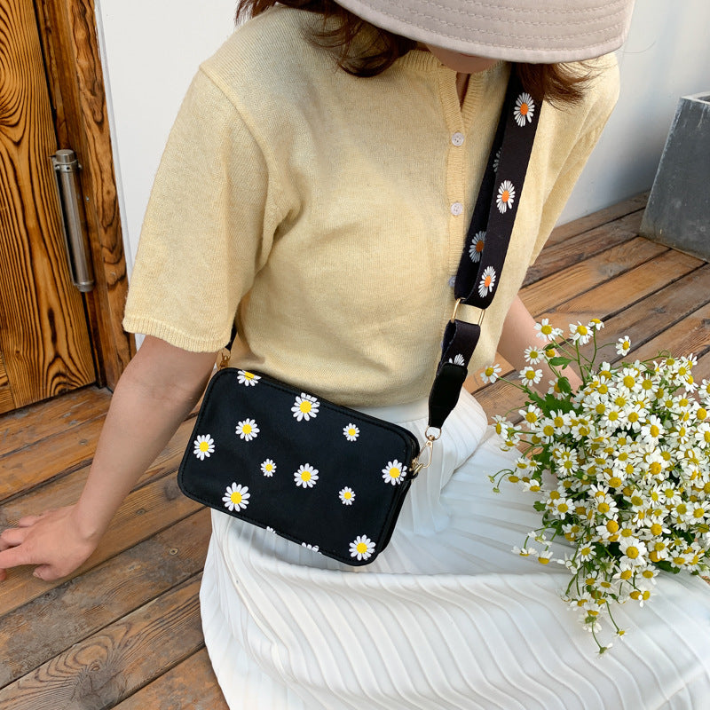 Bolso cruzado de flores mujer con cadena de moda para el hombro - The Noble Style