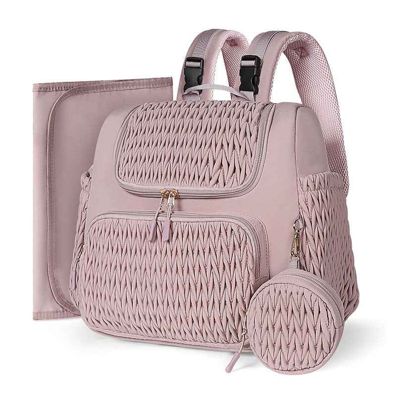 Mochila de pañales multifuncional: Nueva mochila de pañales acolchada y multifuncional