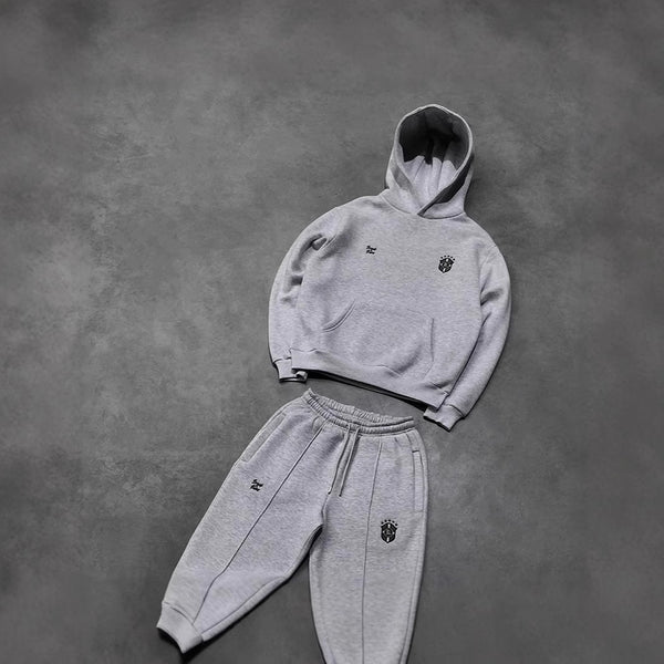 Chaqueta con capucha y pantalones deportivos: sudadera de manga larga y pantalones cómodos - The Noble Style