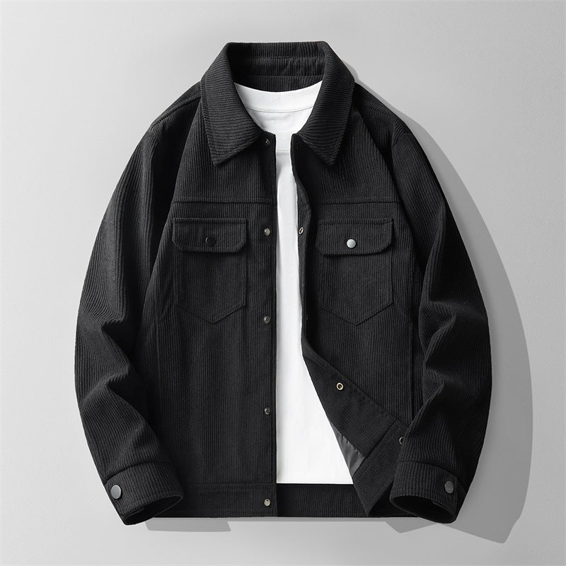 Chaqueta de trabajo informal: Segunda sección suelta para ocio y prendas combinables - The Noble Style