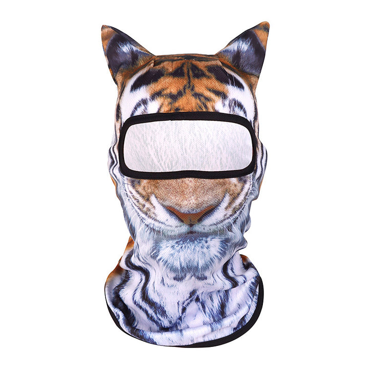 Máscara de protección solar verano 3D con patrón de animal para actividades al aire libre - The Noble Style