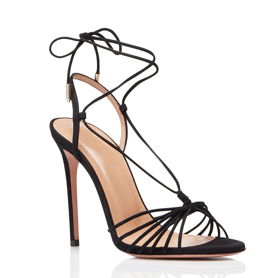 Sandalias de tacón stiletto para mujeres con tiras de moda - The Noble Style