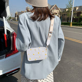 Bolso cruzado de flores mujer con cadena de moda para el hombro - The Noble Style