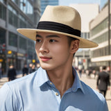 Sombrero de paja UV para hombre estilo europeo y americano - The Noble Style