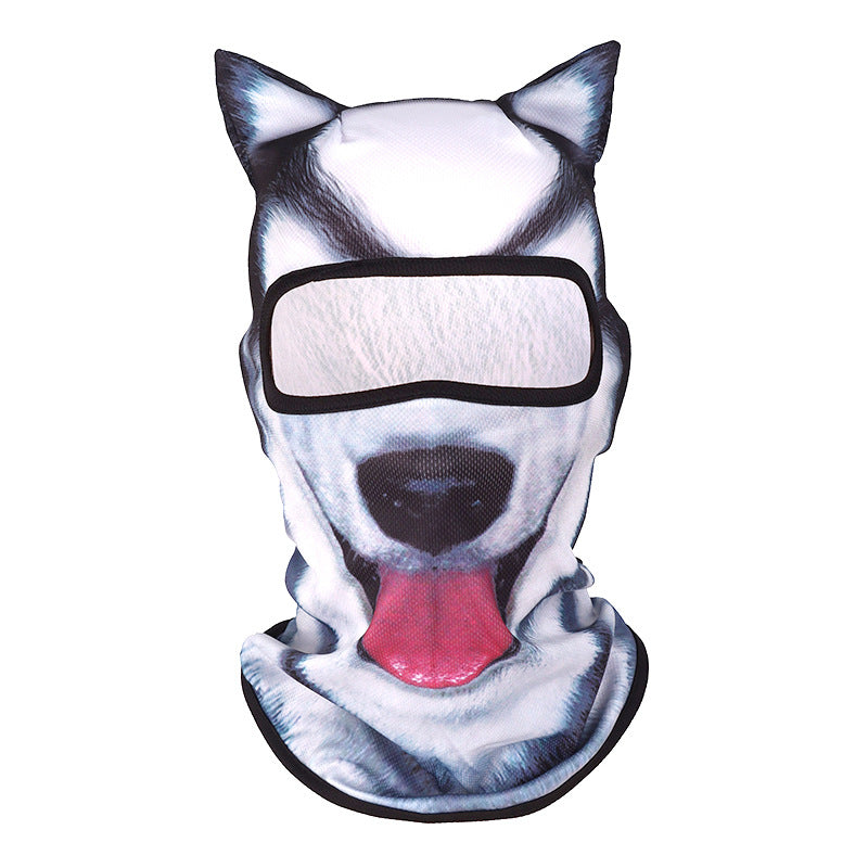 Máscara de protección solar verano 3D con patrón de animal para actividades al aire libre - The Noble Style
