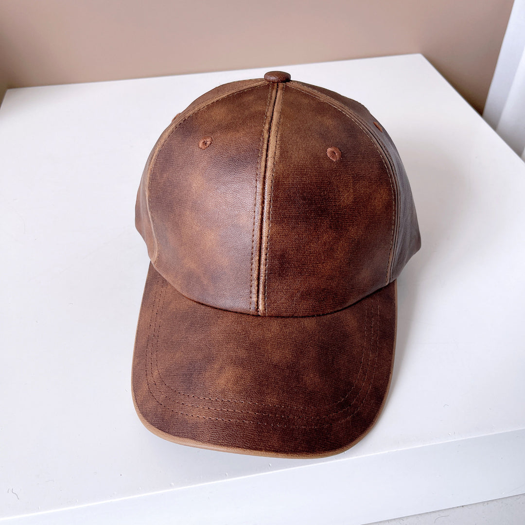 Sombrero de béisbol de cuero patentado lavado para un estilo único - The Noble Style