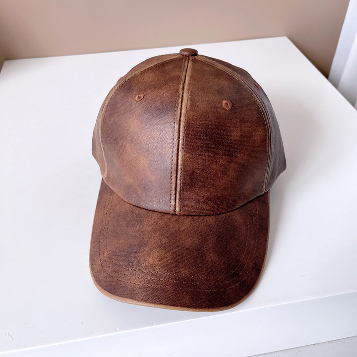 Sombrero de béisbol de cuero patentado lavado para un estilo único - The Noble Style