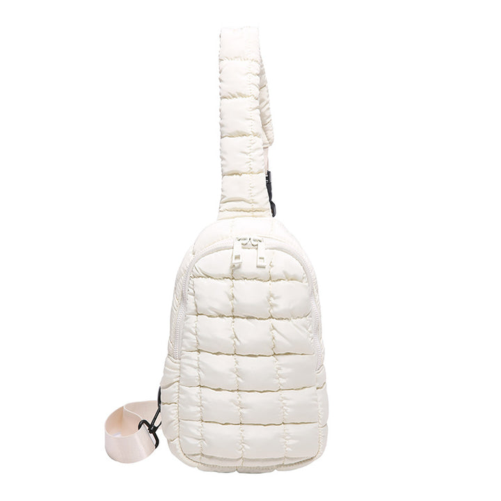 Bolso cruzado acolchado mujer con diseño de nudo y diamantes - The Noble Style
