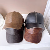 Sombrero de béisbol de cuero patentado lavado para un estilo único - The Noble Style