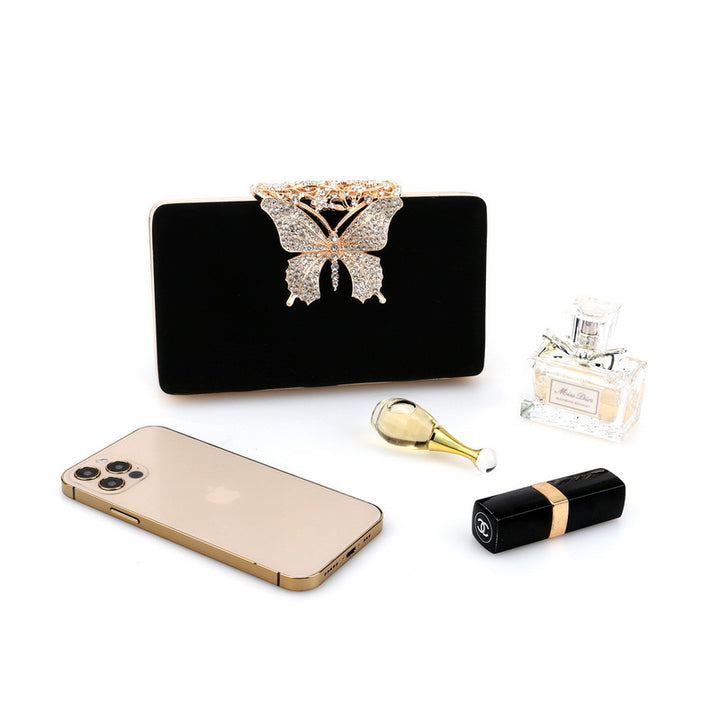 Bolso de terciopelo para mujer para banquetes y eventos de noche - The Noble Style