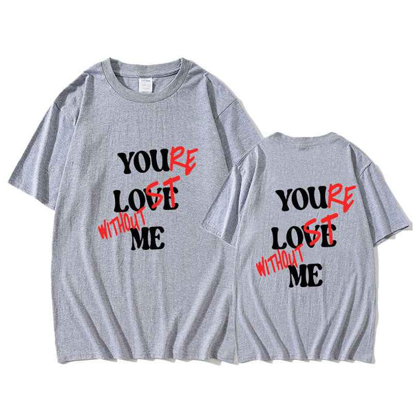 Camiseta impresa You Love Me para verano, mujer y hombre, corta sl