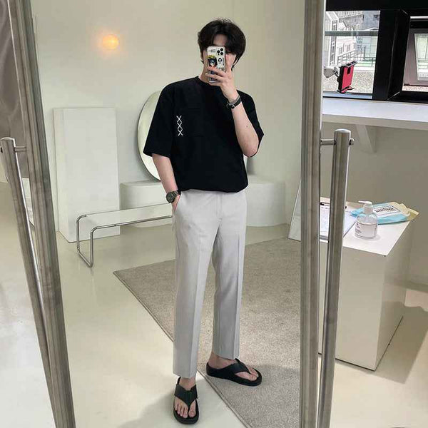 Camiseta bordada de verano для hombres: diseño de verano para hombres con estilo