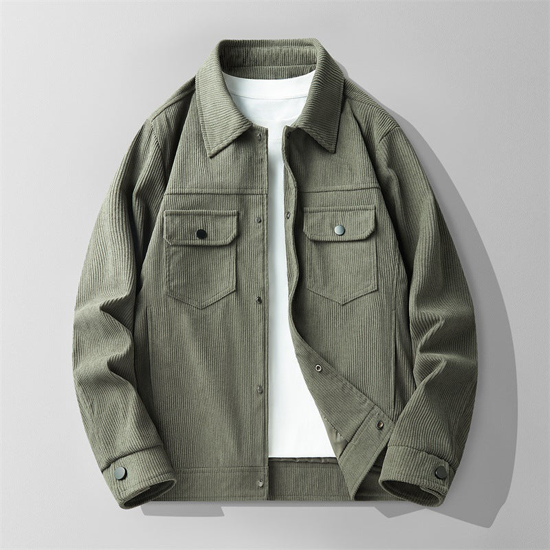 Chaqueta de trabajo informal: Segunda sección suelta para ocio y prendas combinables - The Noble Style