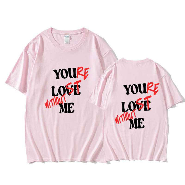 Camiseta impresa You Love Me para verano, mujer y hombre, corta sl