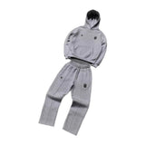 Chaqueta con capucha y pantalones deportivos: sudadera de manga larga y pantalones cómodos - The Noble Style