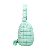 Bolso cruzado acolchado mujer con diseño de nudo y diamantes - The Noble Style