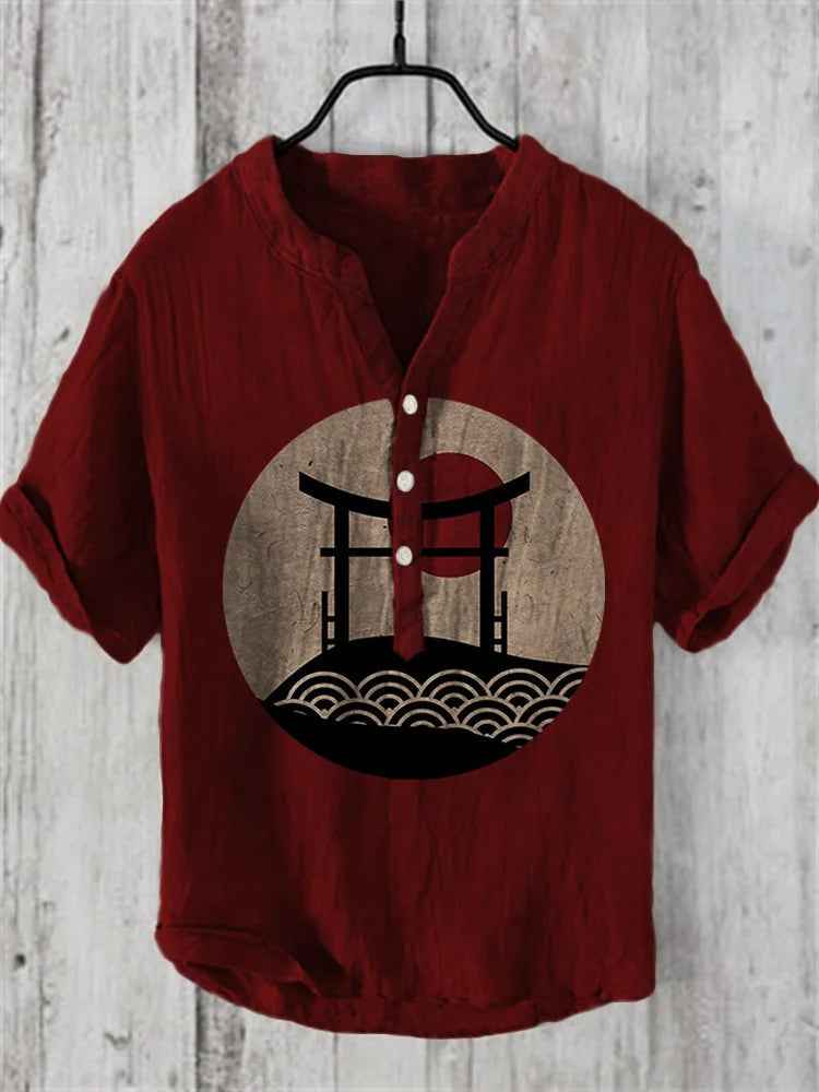 Camisa de moda casual para hombre con estampado digital y estilo personal