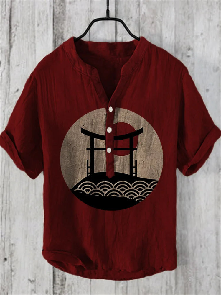 Men's Digital Printing Casual Fashion Personality Shirt