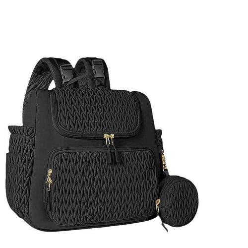 Mochila de pañales multifuncional: Nueva mochila de pañales acolchada y multifuncional