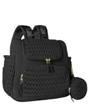 Mochila de pañales multifuncional: Nueva mochila de pañales acolchada y multifuncional