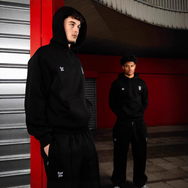 Chaqueta con capucha y pantalones deportivos: sudadera de manga larga y pantalones cómodos - The Noble Style