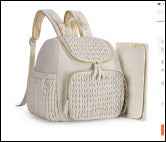 Mochila de pañales multifuncional: Nueva mochila de pañales acolchada y multifuncional