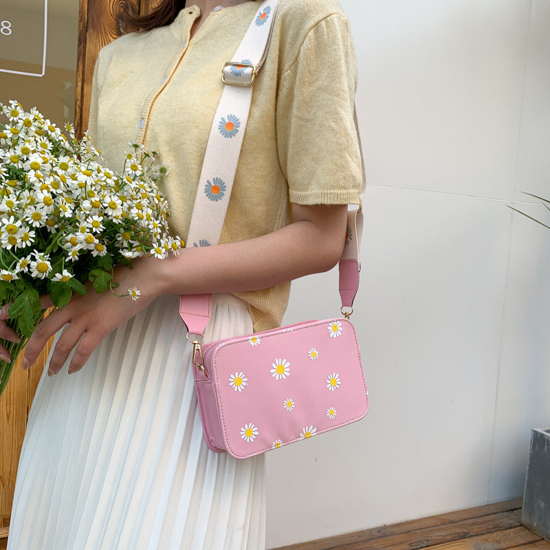 Bolso cruzado de flores mujer con cadena de moda para el hombro - The Noble Style