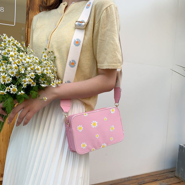 Bolso cruzado de flores mujer con cadena de moda para el hombro - The Noble Style