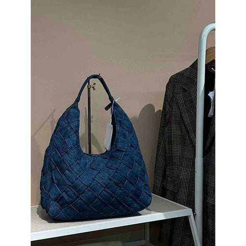 Bolso de mezclilla retro grande de capacidad casual y amplia - The Noble Style