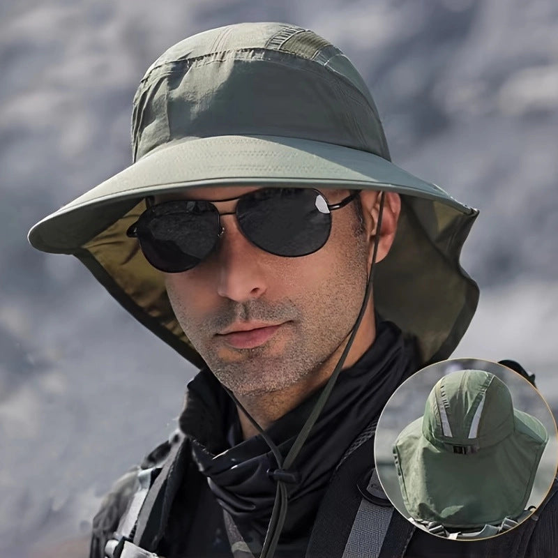 Sombrero de protección solar para hombres - Ideal para el verano y actividades al aire libre - The Noble Style