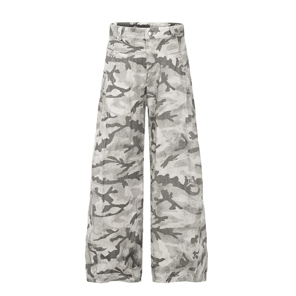 Pantalones Cargo Camuflaje Nevados para Cruce Fronterizo - The Noble Style