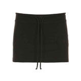 Pantalones Falda Ajustados con Cuerda de Ajuste, Bajo Cintura y Antideslizantes