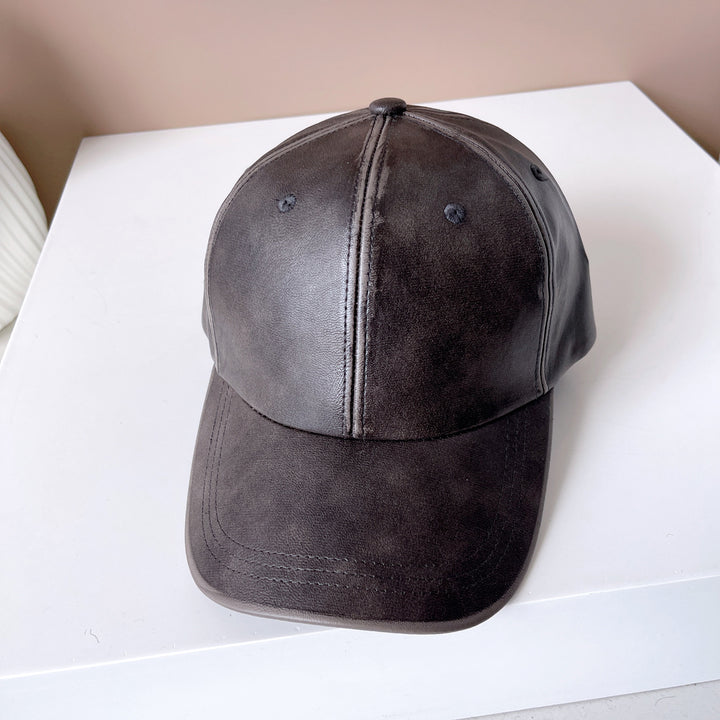 Sombrero de béisbol de cuero patentado lavado para un estilo único - The Noble Style
