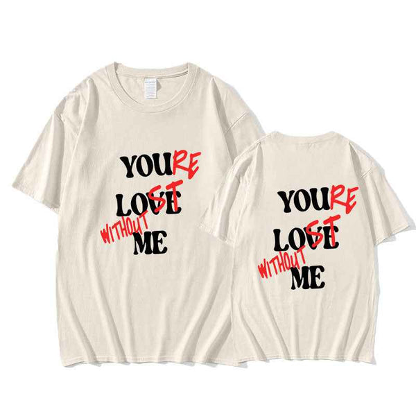 Camiseta impresa You Love Me para verano, mujer y hombre, corta sl