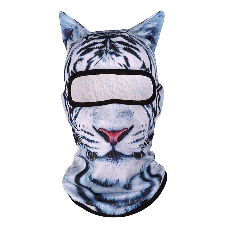 Máscara de protección solar verano 3D con patrón de animal para actividades al aire libre - The Noble Style