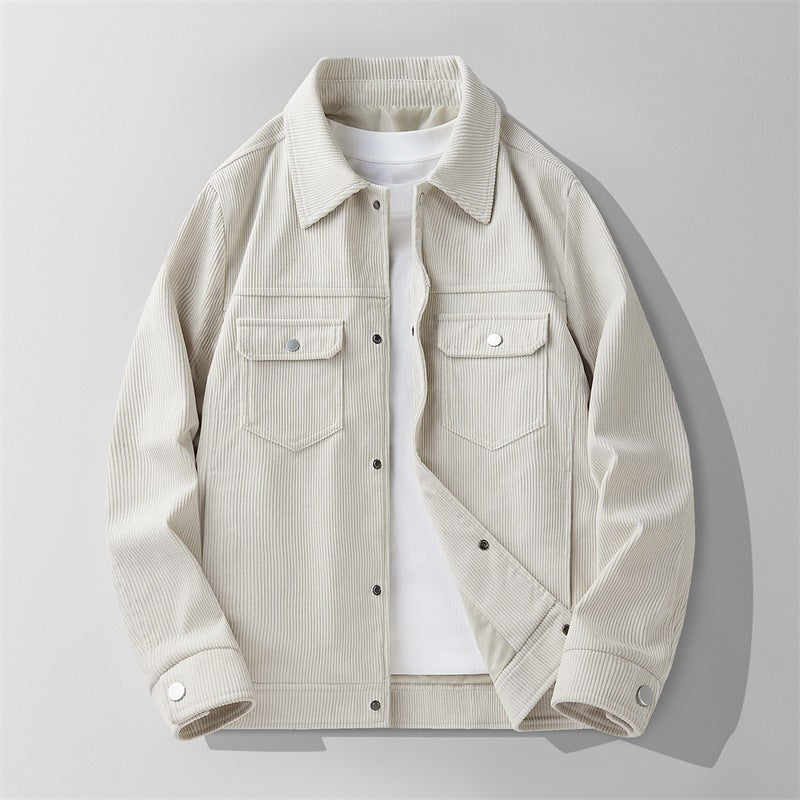 Chaqueta de trabajo informal: Segunda sección suelta para ocio y prendas combinables - The Noble Style