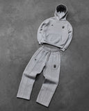 Chaqueta con capucha y pantalones deportivos: sudadera de manga larga y pantalones cómodos - The Noble Style