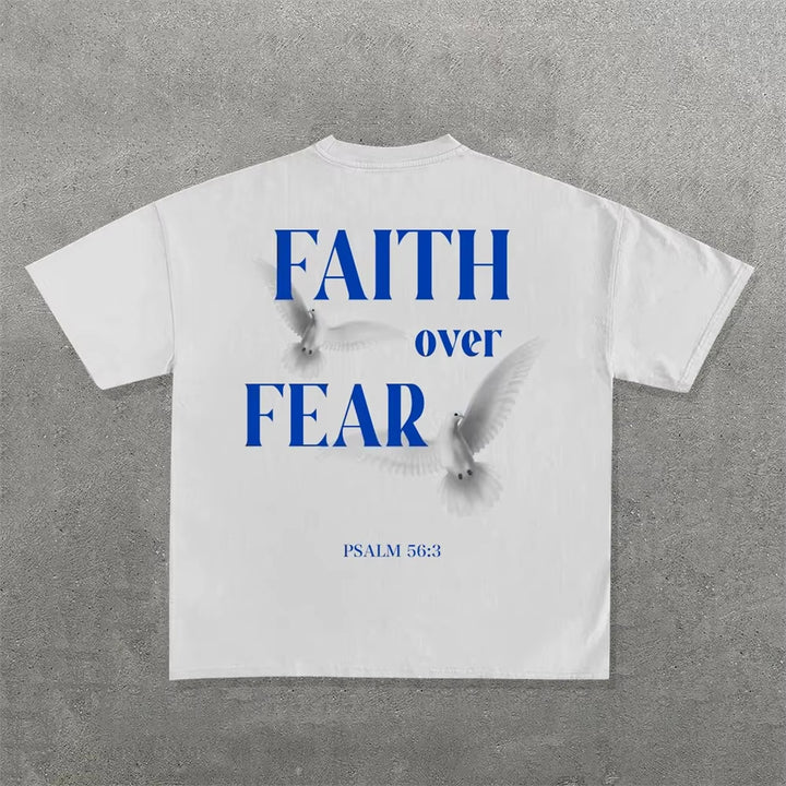 Camiseta oversized de letra para hombres con patrón de personalidad - The Noble Style