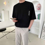 Camiseta bordada de verano для hombres: diseño de verano para hombres con estilo