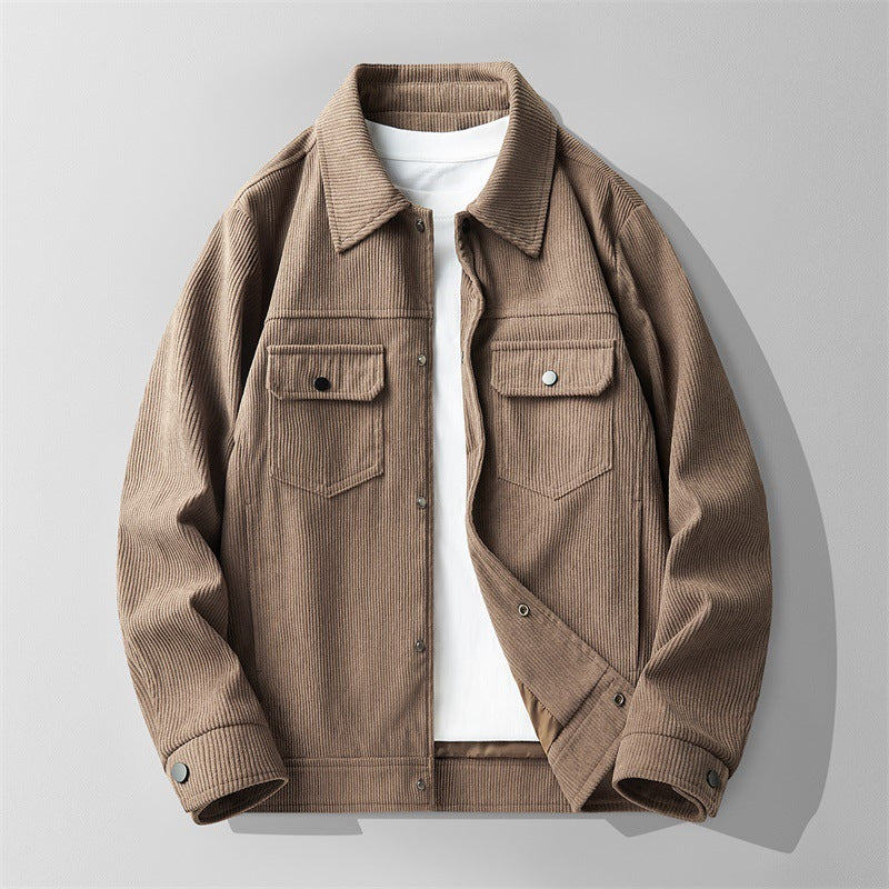 Chaqueta de trabajo informal: Segunda sección suelta para ocio y prendas combinables - The Noble Style