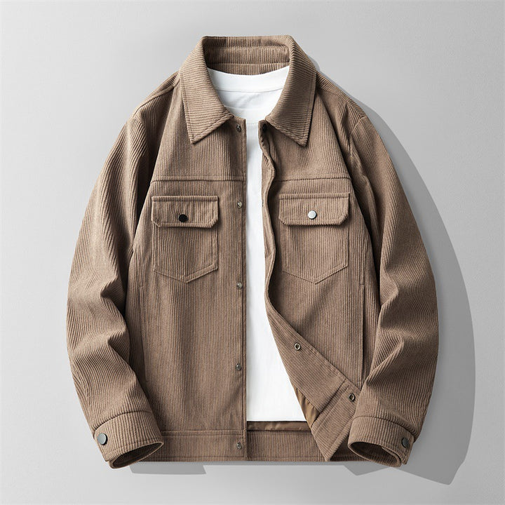 Chaqueta de trabajo informal: Segunda sección suelta para ocio y prendas combinables - The Noble Style