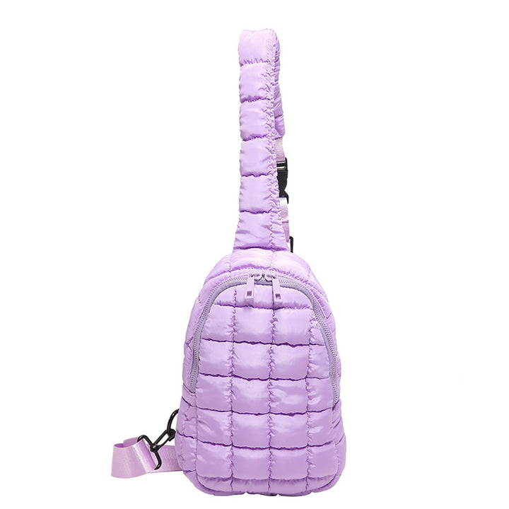 Bolso cruzado acolchado mujer con diseño de nudo y diamantes - The Noble Style