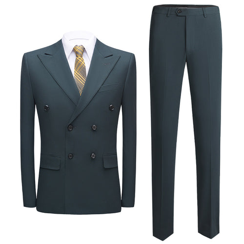 Traje de hombre slim fit casual estilo coreano para bodas y negocios - The Noble Style
