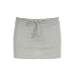 Pantalones Falda Ajustados con Cuerda de Ajuste, Bajo Cintura y Antideslizantes