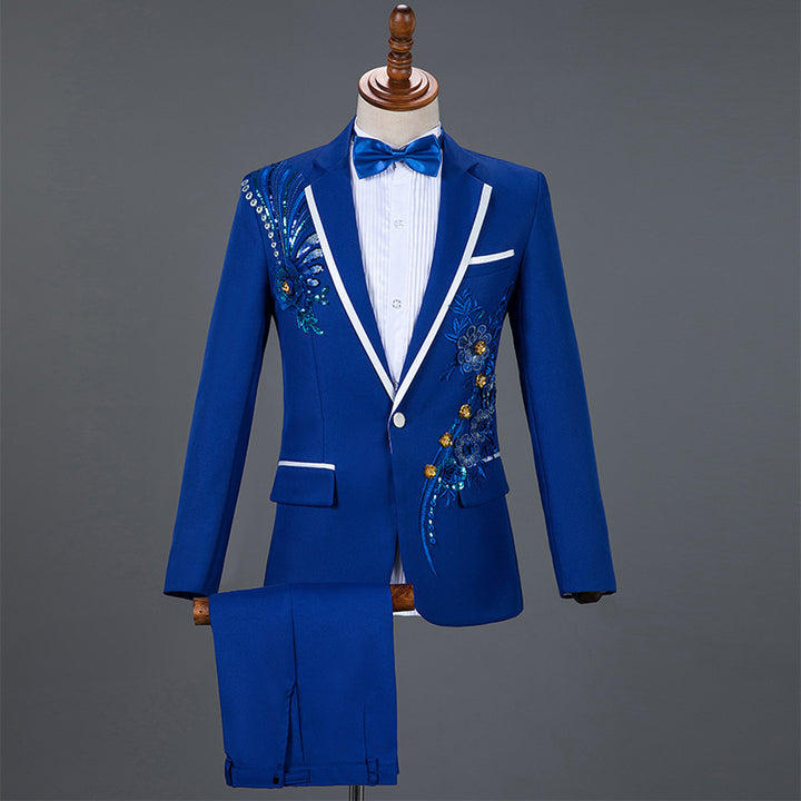 Traje de Lentejuelas para Hombre - Conjunto de Rendimiento Elegante - The Noble Style
