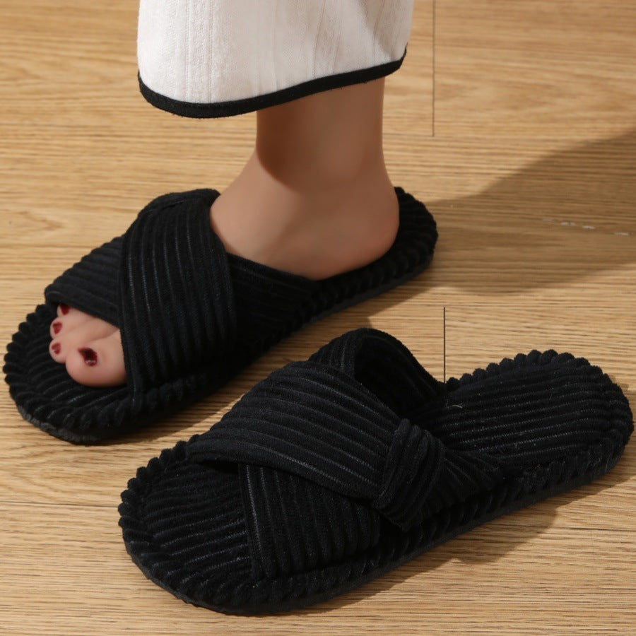 Slippers Open Home Non-slip Flat Couple