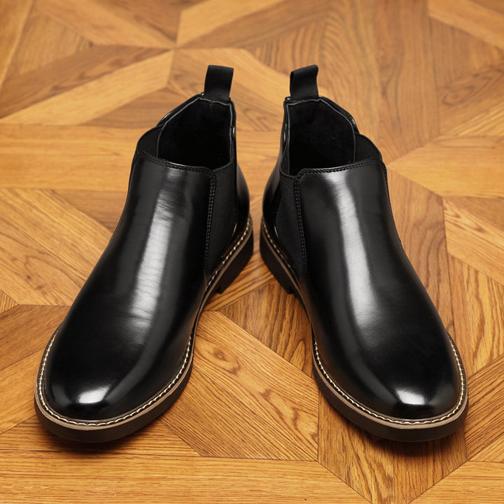 Botas Chelsea grandes otoño invierno con doble elástico para tallas grandes - The Noble Style