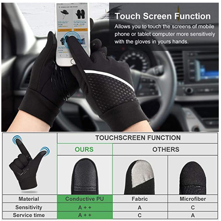 Guantes de ciclismo antideslizantes de silicona para bicicleta - Calientes y cómodos - The Noble Style